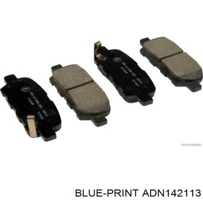 Compre ADN142113 Blue Print Sapatas do freio traseiras de disco