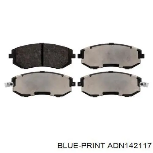 Compre ADN142117 Blue Print Sapatas do freio dianteiras de disco