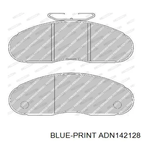 Compre ADN142128 Blue Print Sapatas do freio dianteiras de disco