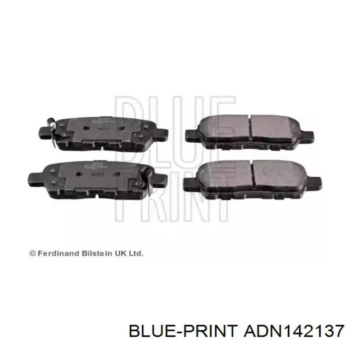 Sapatas do freio traseiras de disco Blue Print ADN142137 preço, a partir de 25,30 USD