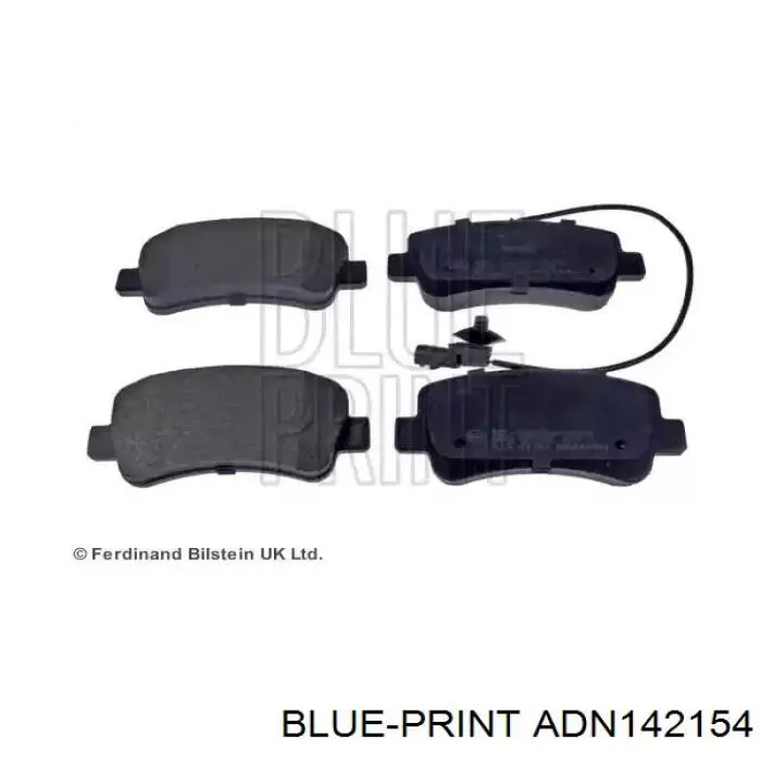 Sapatas do freio traseiras de disco Blue Print ADN142154 preço, a partir de 32,99 USD