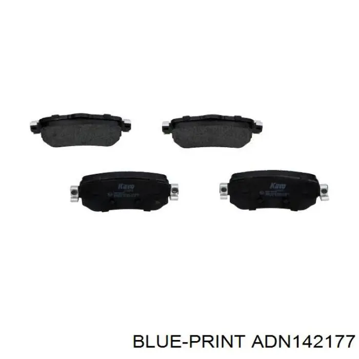 Sapatas do freio traseiras de disco Blue Print ADN142177 preço, a partir de 24,65 USD