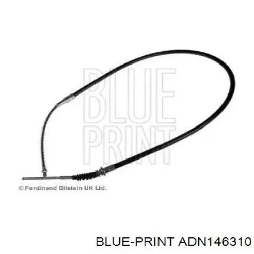 Cabo do freio de estacionamento traseiro direito Blue Print ADN146310 preço, a partir de 33,65 USD