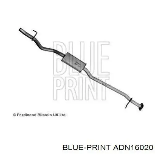 Compre 20100JD00A Nissan/Infiniti Silenciador, parte dianteira