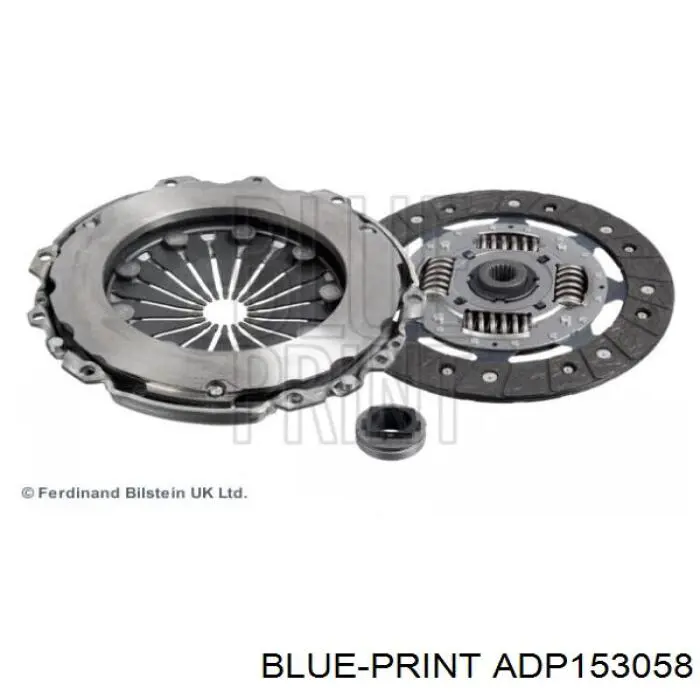 Kit de embraiagem (3 peças) Blue Print ADP153058 preço, a partir de 94,40 USD