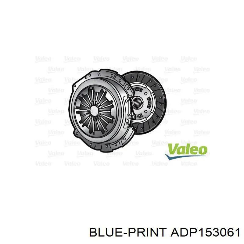 Kit de embraiagem (3 peças) Blue Print ADP153061 preço, a partir de 175,41 USD