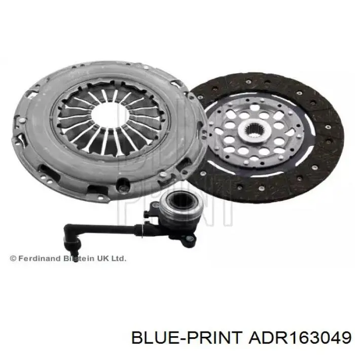 Kit de embraiagem (3 peças) Blue Print ADR163049 preço, a partir de 143,22 USD