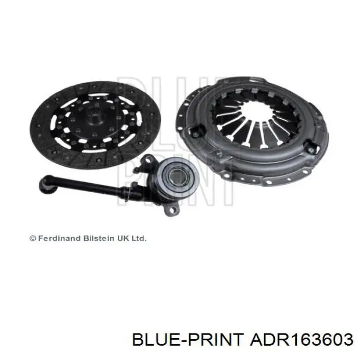 Cilindro de trabalho de embraiagem montado com rolamento de desengate Blue Print ADR163603 preço, a partir de 53,69 USD