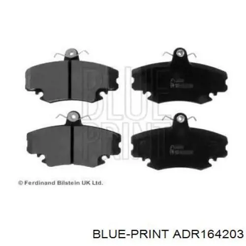 Sapatas do freio dianteiras de disco Blue Print ADR164203 preço, a partir de 19,17 USD