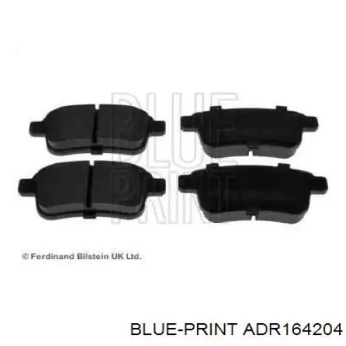 Compre ADR164204 Blue Print Sapatas do freio traseiras de disco