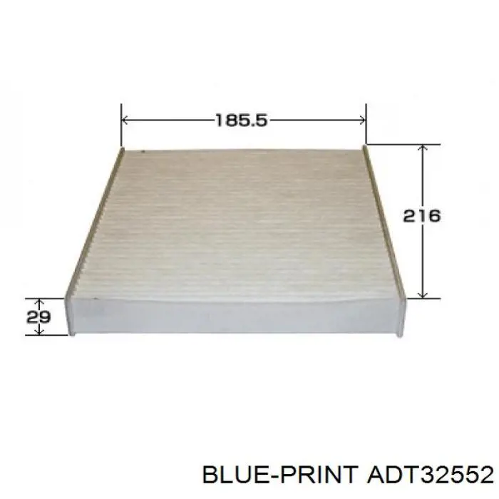 Filtro de salão Blue Print ADT32552 preço, a partir de 13,84 USD