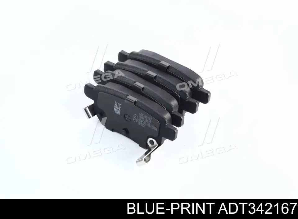 Sapatas do freio traseiras de disco Blue Print ADT342167 preço, a partir de 28,84 USD