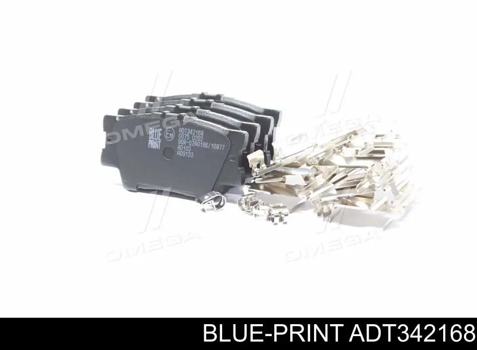 Sapatas do freio traseiras de disco Blue Print ADT342168 preço, a partir de 24,20 USD