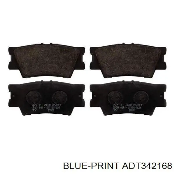 Compre ADT342168 Blue Print Sapatas do freio traseiras de disco