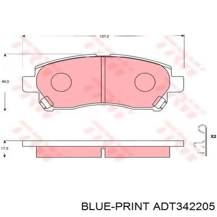 Compre PA2009AF Japan Parts Sapatas do freio dianteiras de disco
