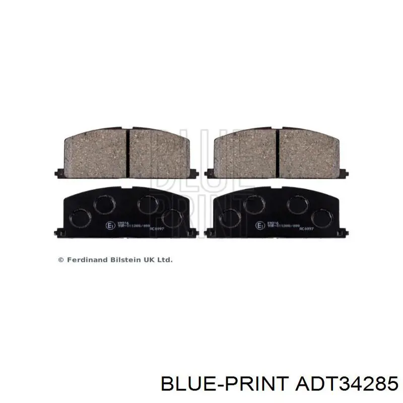 Compre ADT34285 Blue Print Sapatas do freio dianteiras de disco