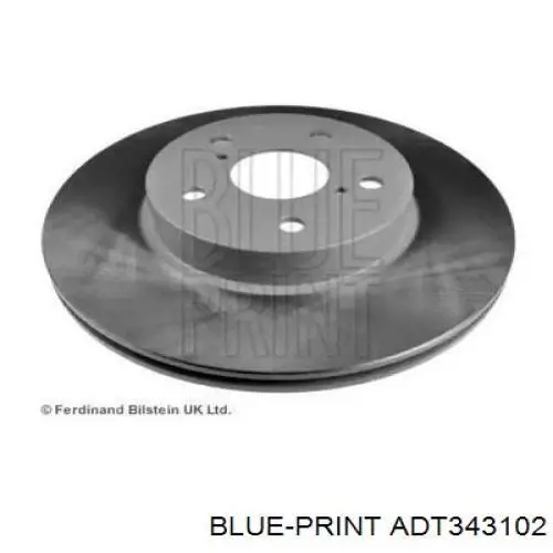 Compre ADT343102 Blue Print Disco do freio dianteiro