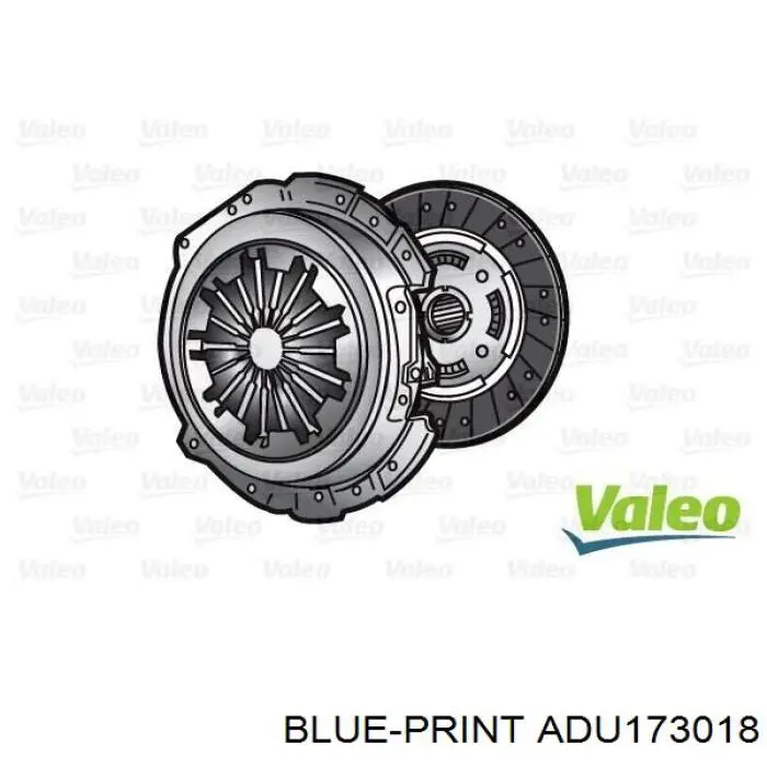 Kit de embraiagem (3 peças) Blue Print ADU173018 preço, a partir de 188,00 USD