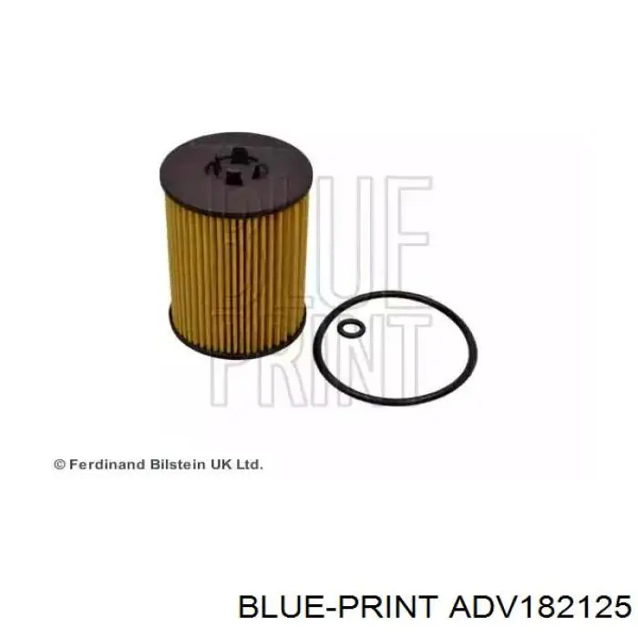 ADV182125 Blue Print Filtro de óleo