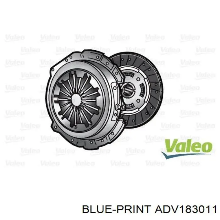 ADV183011 Blue Print Kit de embraiagem (3 peças)