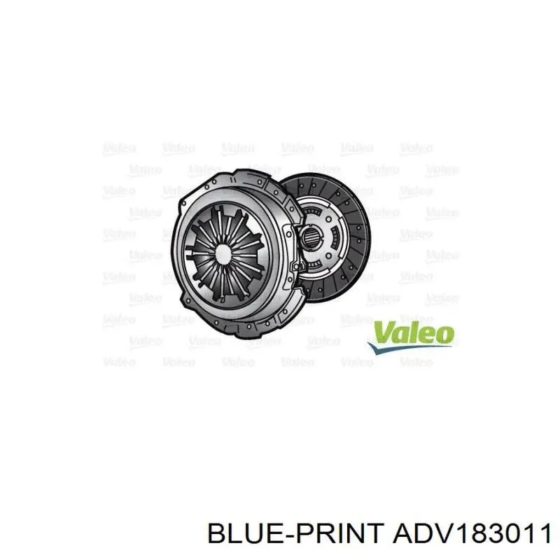 Kit de embraiagem (3 peças) Blue Print ADV183011 preço, a partir de 98,33 USD