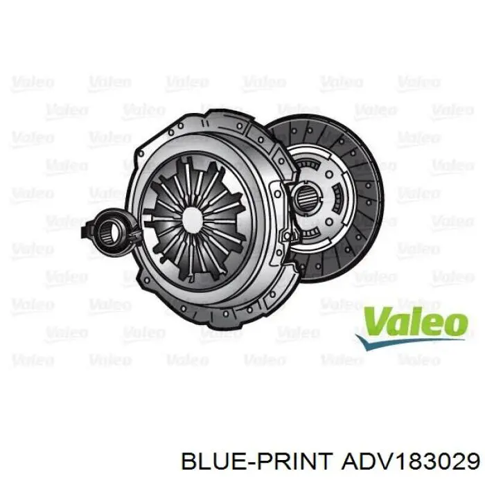 Kit de embraiagem (3 peças) Blue Print ADV183029 preço, a partir de 180,04 USD
