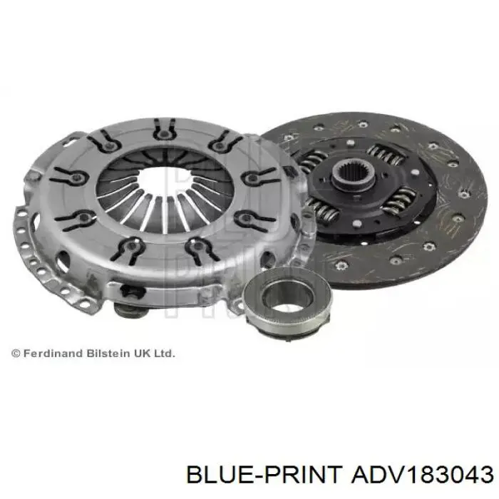 Kit de embraiagem (3 peças) Blue Print ADV183043 preço, a partir de 142,32 USD