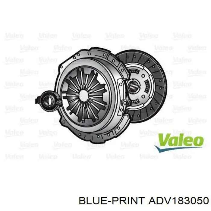 Kit de embraiagem (3 peças) Blue Print ADV183050 preço, a partir de 155,26 USD
