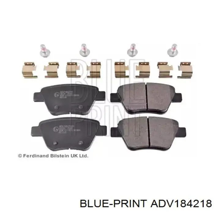 Sapatas do freio traseiras de disco Blue Print ADV184218 preço, a partir de 30,93 USD