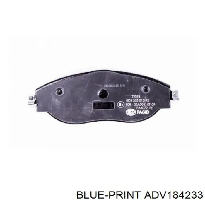 Compre ADV184233 Blue Print Sapatas do freio dianteiras de disco