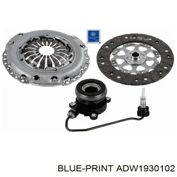 Kit de embraiagem (3 peças) Blue Print ADW1930102 preço, a partir de 238,93 USD