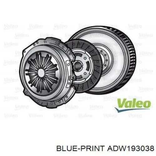 Kit de embraiagem (3 peças) Blue Print ADW193038 preço, a partir de 292,93 USD