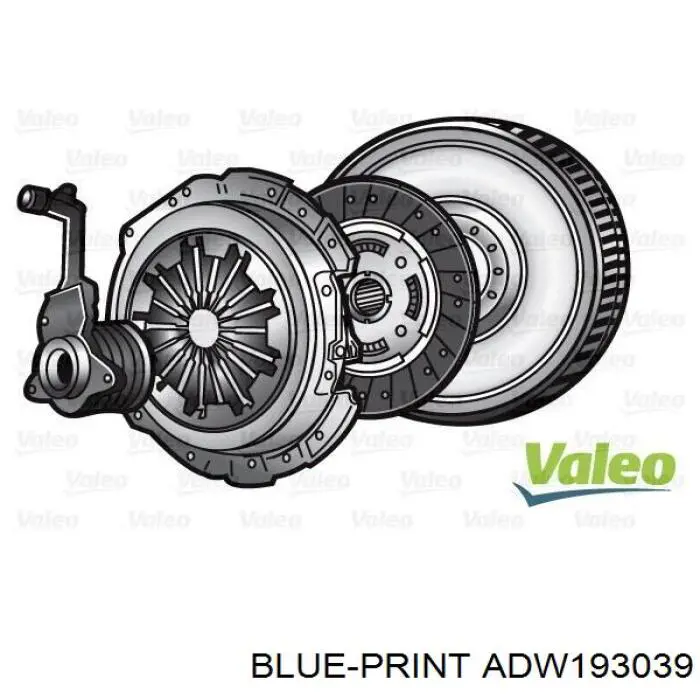 ADW193039 Blue Print Kit de embraiagem (3 peças)
