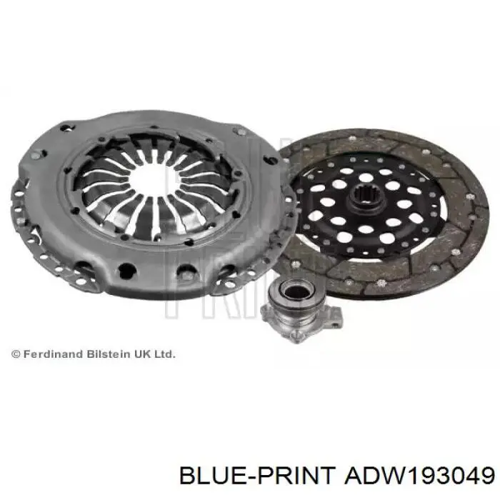 Kit de embraiagem (3 peças) Blue Print ADW193049 preço, a partir de 215,55 USD