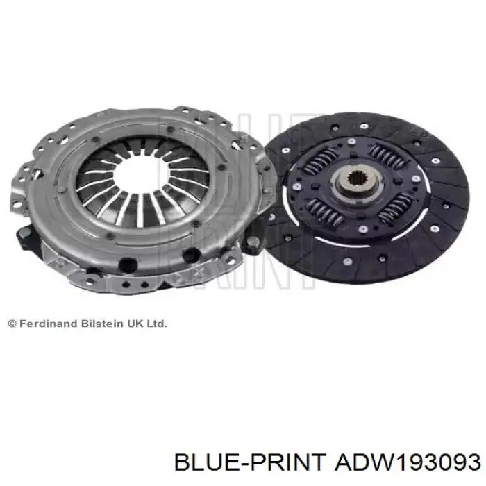 Kit de embraiagem (3 peças) Blue Print ADW193093 preço, a partir de 121,99 USD