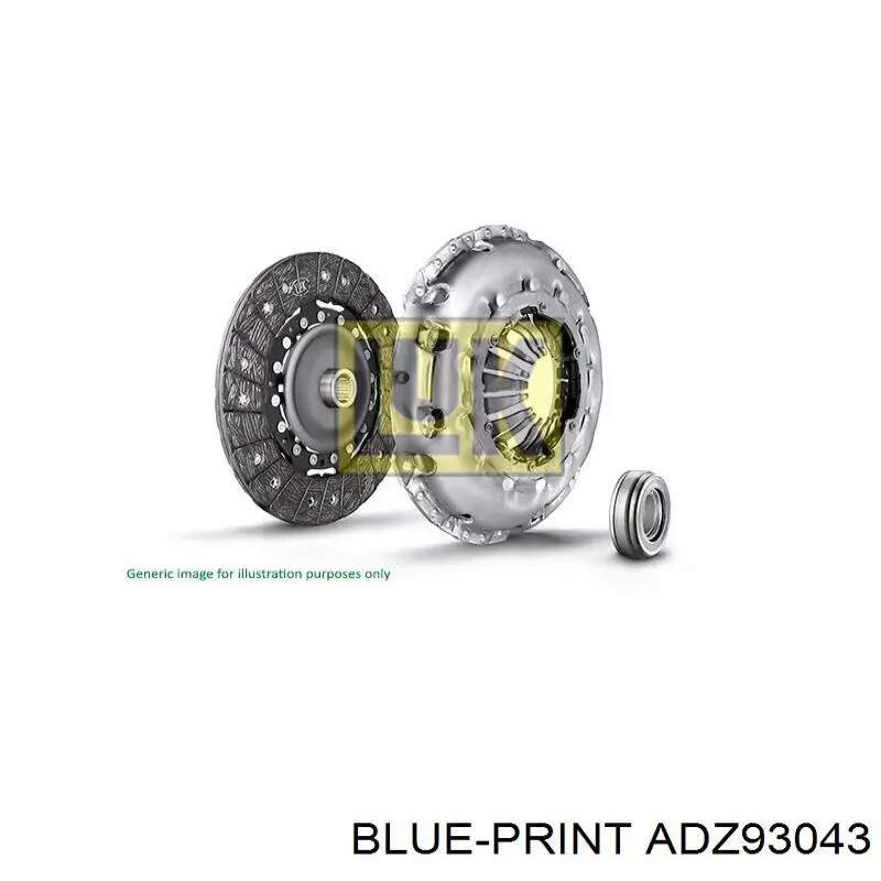 Disco de embraiagem ADZ93043 Blue Print