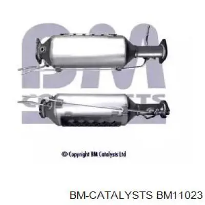 BM11023 BM Catalysts Filtro de partículas do sistema dos gases de escape