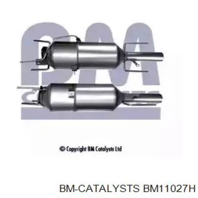 BM11027H BM Catalysts Filtro de partículas do sistema dos gases de escape
