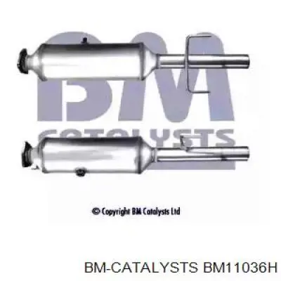 BM11036H BM Catalysts Filtro de partículas do sistema dos gases de escape