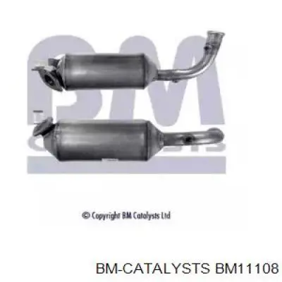 BM11108 BM Catalysts Filtro de partículas do sistema dos gases de escape