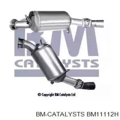 BM11112H BM Catalysts Filtro de partículas do sistema dos gases de escape