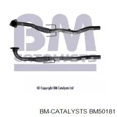 Compre BM50181 BM Catalysts Silenciador, parte central