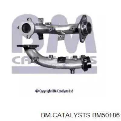 Compre BM50186 BM Catalysts Tubo de admissão dianteiro (calças) do silenciador