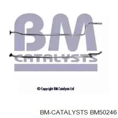 Silenciador, parte central BM Catalysts BM50246 preço, a partir de 75,31 USD