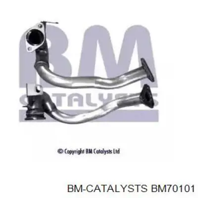 Compre BM70101 BM Catalysts Tubo de admissão dianteiro (calças) do silenciador