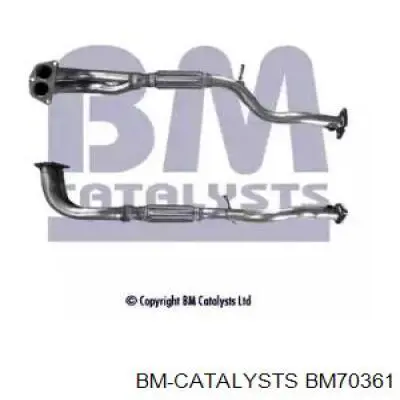 Tubo de admissão dianteiro (calças) do silenciador BM Catalysts BM70361 preço, a partir de 152,86 USD