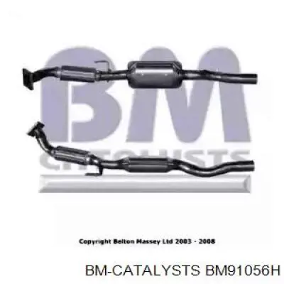 Compre BM91056H BM Catalysts Tubo de admissão dianteiro (calças) do silenciador