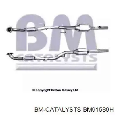 Compre BM91589H BM Catalysts Silenciador, parte dianteira