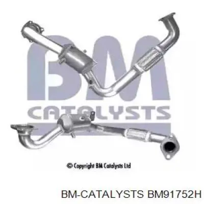 BM91752H BM Catalysts Convertidor - catalisador