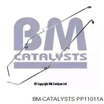000072 Bosal Tubo de sensor de pressão dos gases de escape